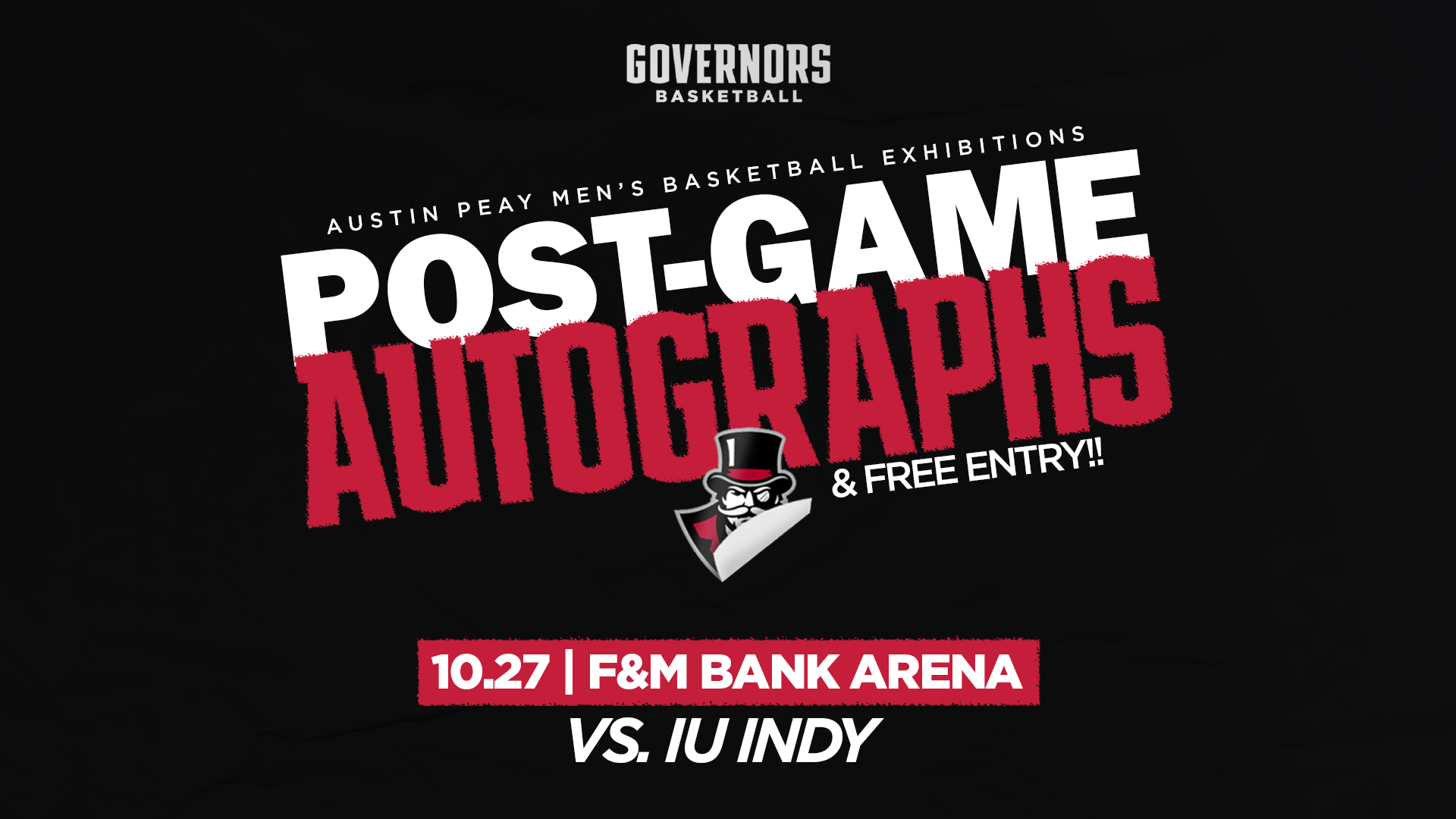 More Info for Austin Peay Men's Basketball vs. IU Indy (Exhibition)