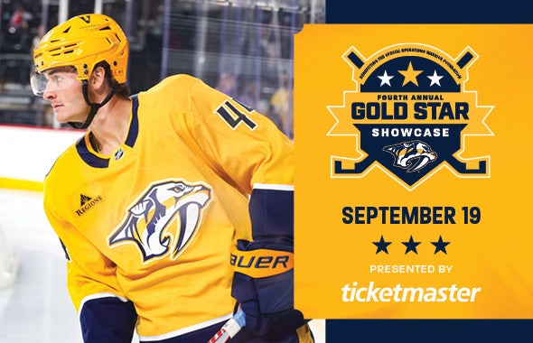 More Info for Nashville Predators Fourth Annual Gold Star Showcase