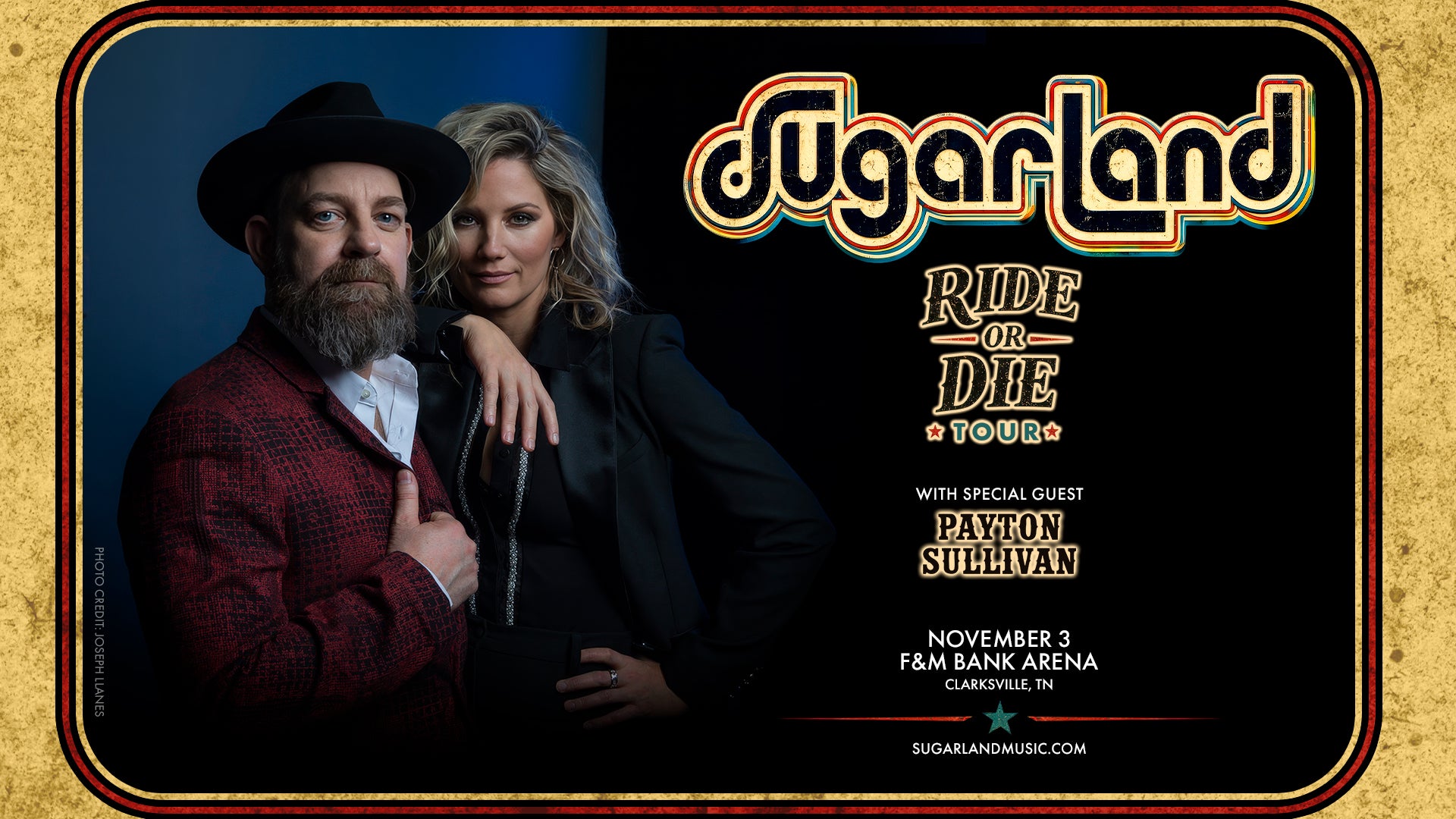 More Info for Sugarland Ride or Die Tour
