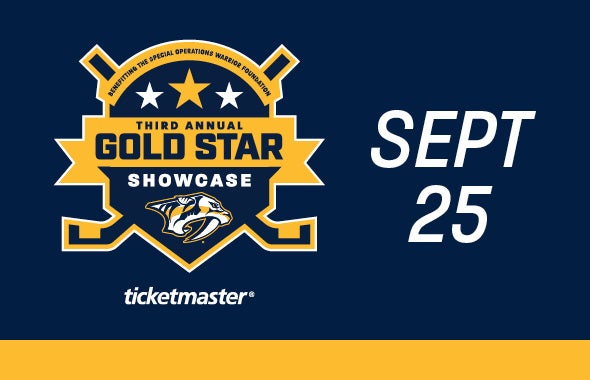 More Info for Nashville Predators Third Annual Gold Star Showcase